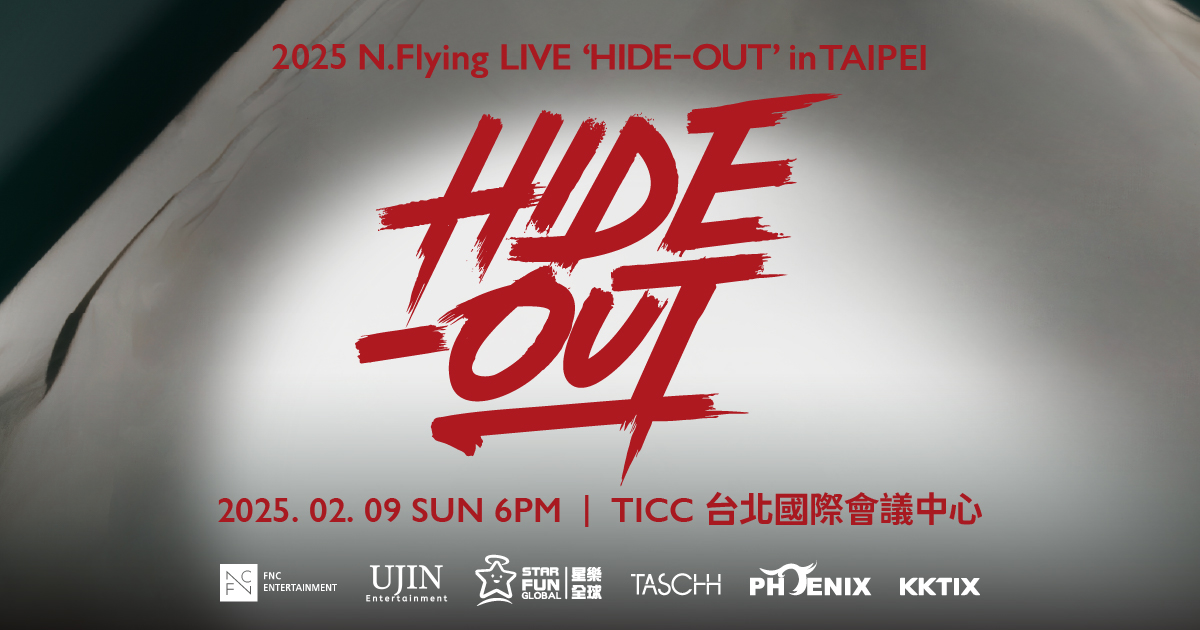 2025 N.Flying LIVE ‘HIDE－OUT‘ in TAIPEI