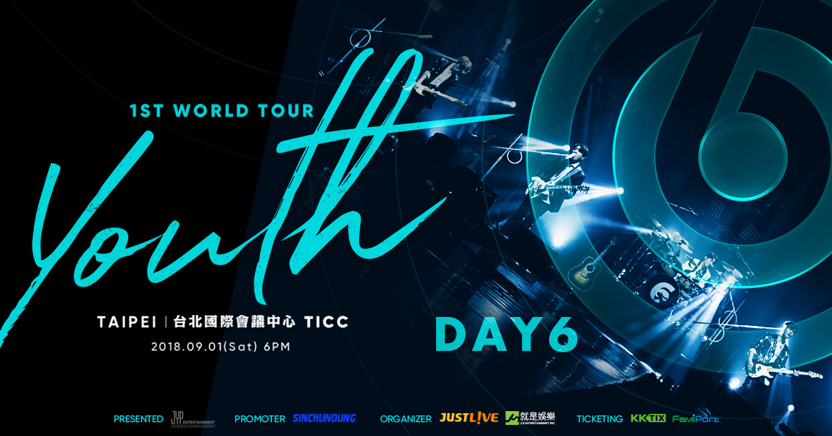 DAY6 1ST WORLD TOUR ’Youth’ IN TAIPEI